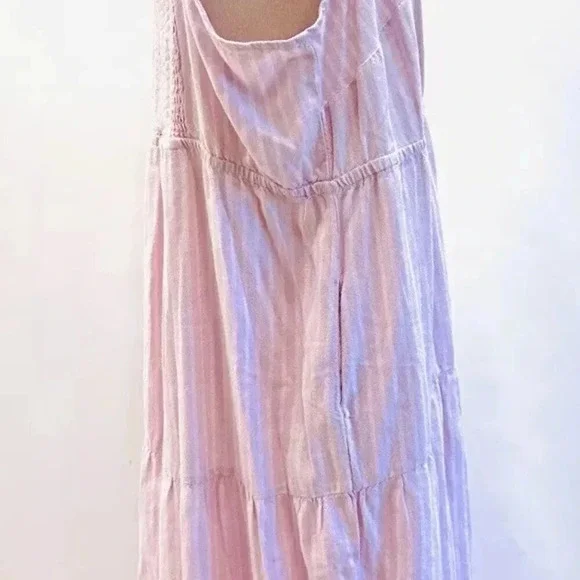 NWT SONOMA Women Sleeveless Pullover Purple Elastic Waist V-Neck Long Dress 2X - Picture 6 of 12